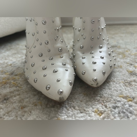 Sam Edelman white studded booties - Picture 7 of 8